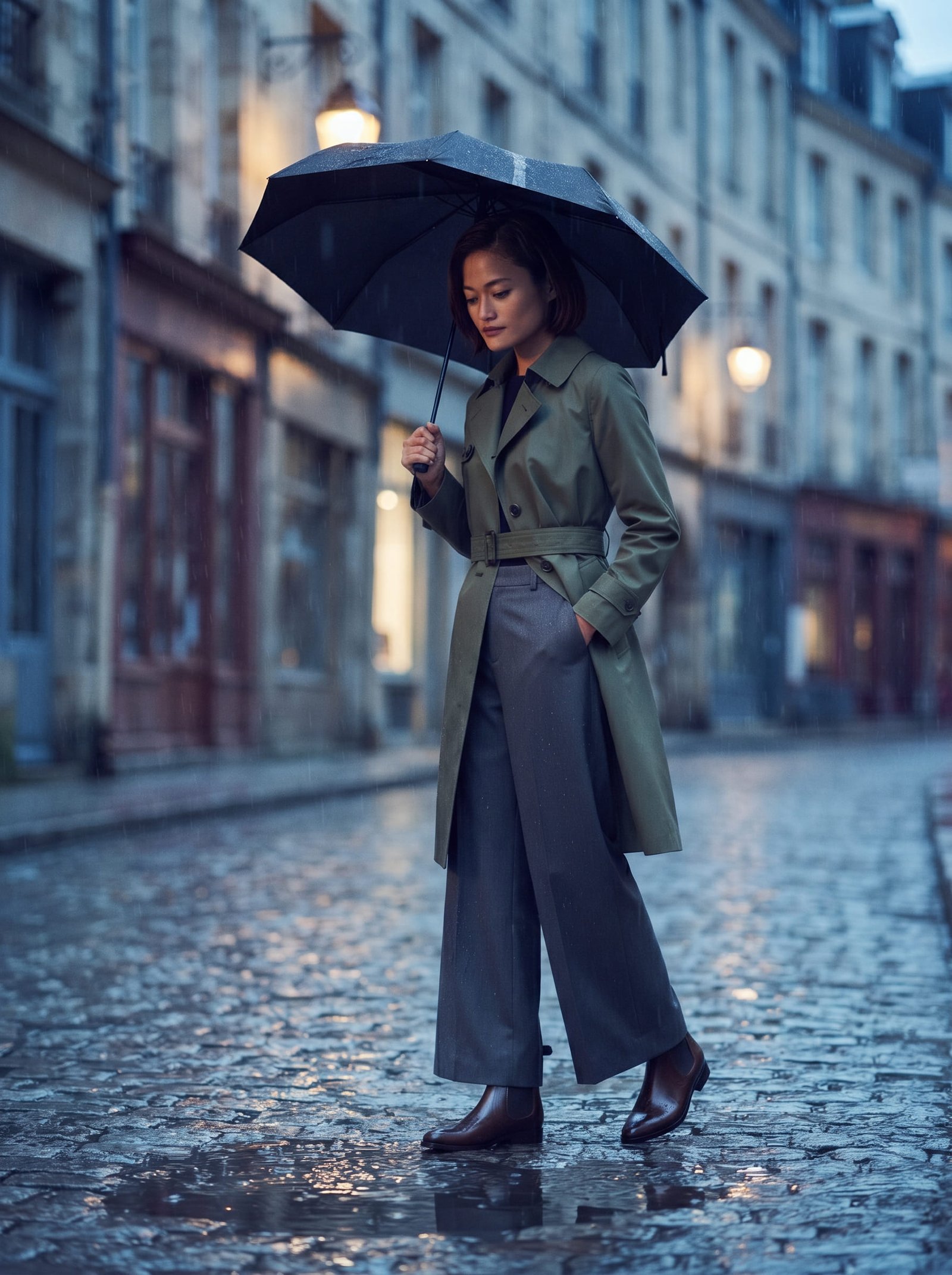 Quick-Dry Wide Leg Pants